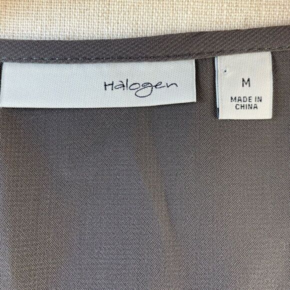 Halogen Silk Blend Dress Tank Top Size M EUC - Picture 6 of 6